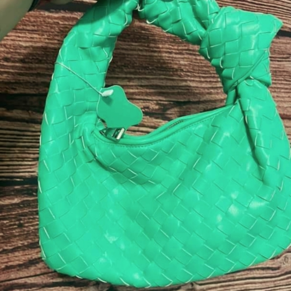 Bright Green soft purse